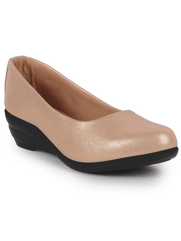 Fausto Rose Gold Women's Casual Ballerinas     			Fausto Rose Gold Women's Casual Ballerinas