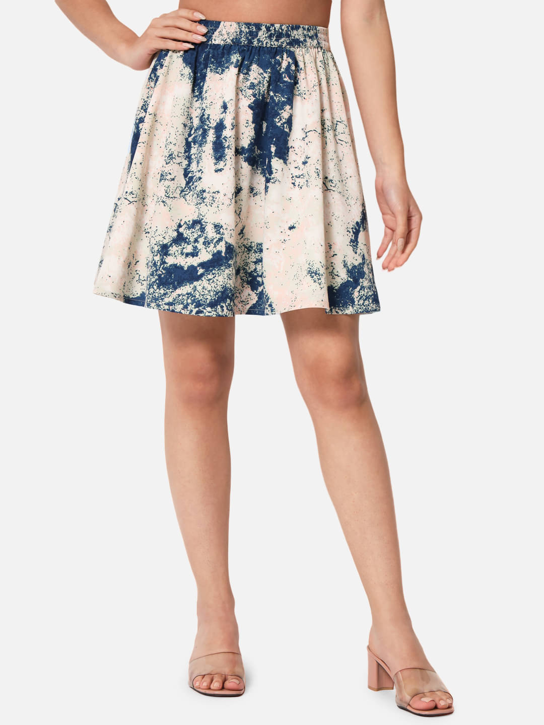 OTIRA Multi Color Crepe Women's A-Line Skirt ( Pack of 1 ) OTIRA Multi Color Crepe Women's A-Line Skirt ( Pack of 1 )