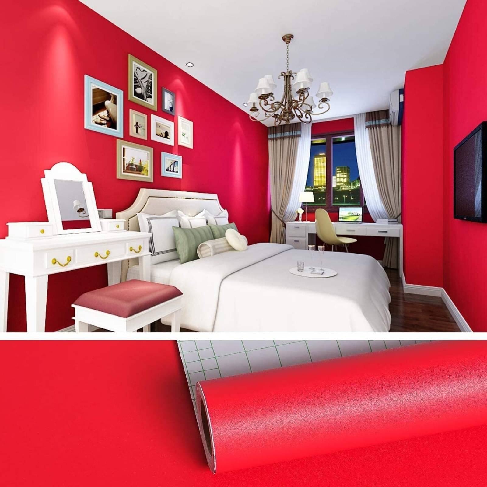    			REDBLOOM Abstract Wallpaper ( 45 x 1000 ) cm ( Pack of 1 )
