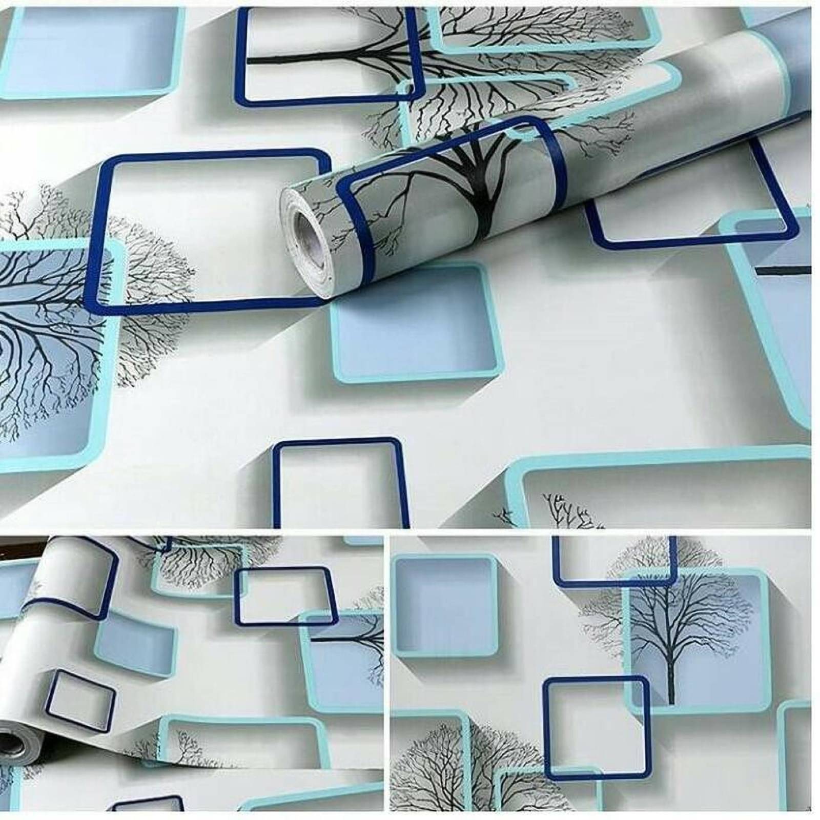     			REDBLOOM Abstract Wallpaper ( 45 x 300 ) cm ( Pack of 1 )