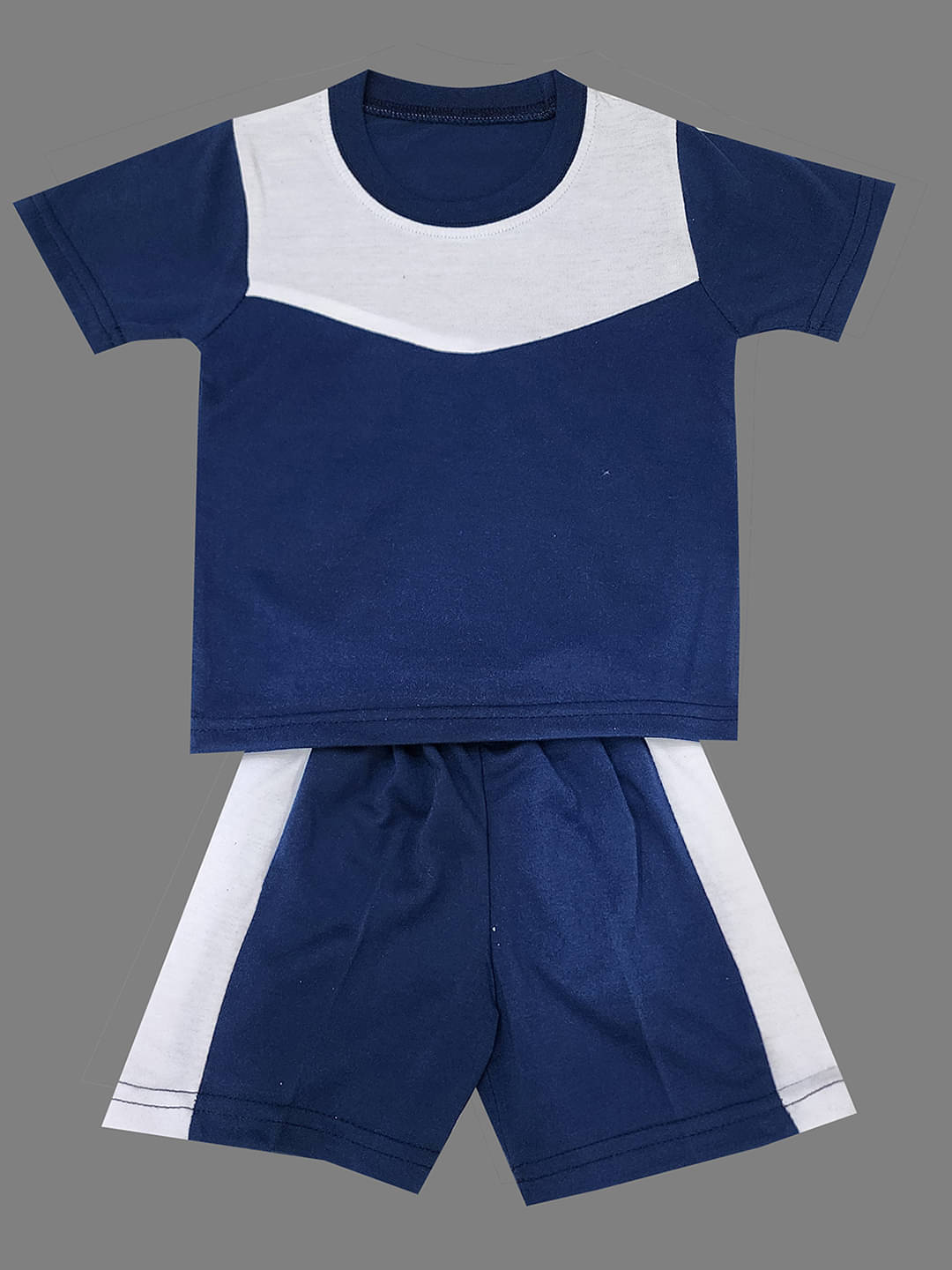     			RELANE Pack of 1 Baby Boys Cotton Blend T-Shirt & Shorts Set ( Blue )