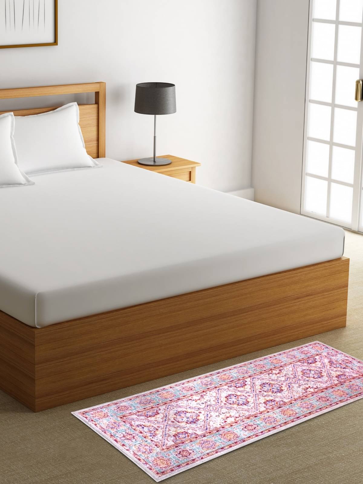     			Romee Beige Runner Single Chennile Ethnic Other Sizes Ft