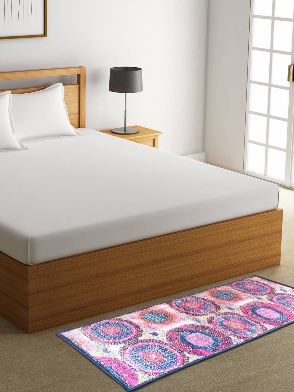     			Romee Beige Runner Single Chennile Ethnic Other Sizes Ft