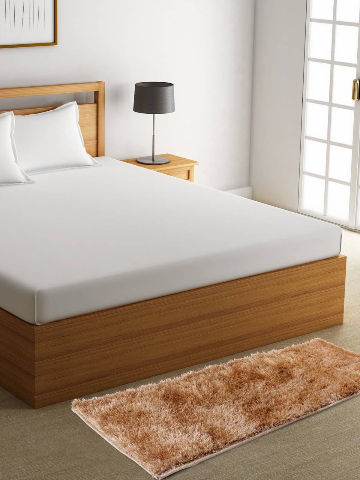     			Romee Brown Runner Single Polyester Plain Other Sizes Ft