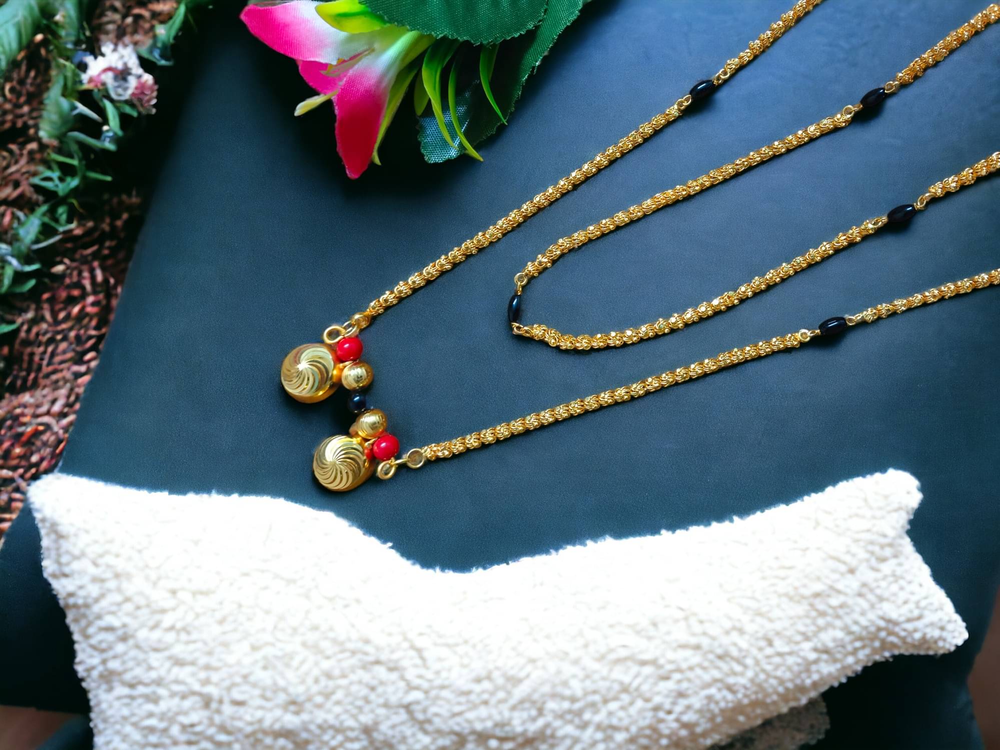 SHANKHRAJ MA LL Golden Mangalsutra ( Pack of 1 ) SHANKHRAJ MA LL Golden Mangalsutra ( Pack of 1 )