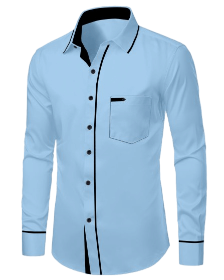     			SHREE VASTRA HOUSE Rayon Regular Fit Solids Full Sleeves Men's Casual Shirt - Aqua Blue ( Pack of 1 )