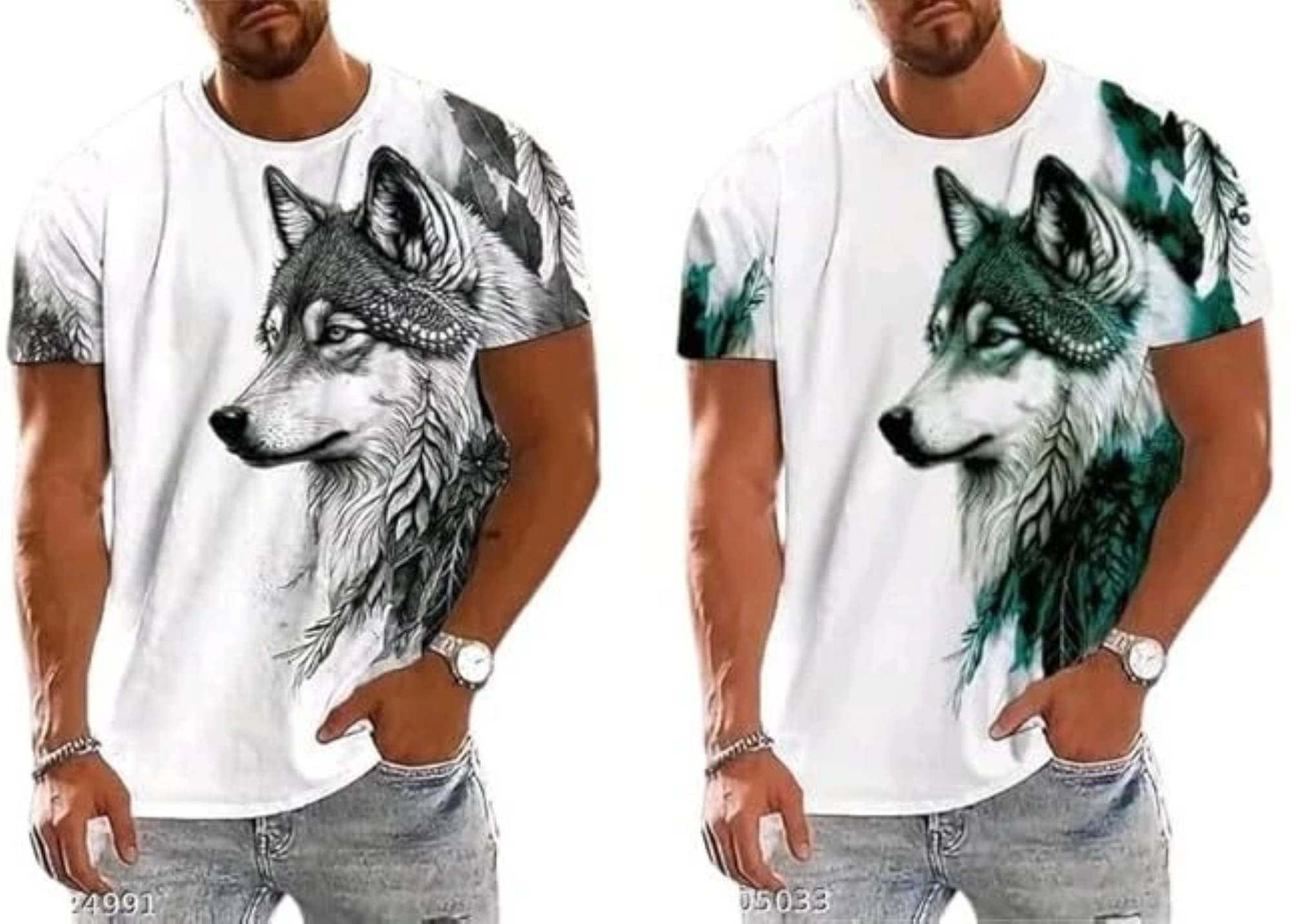     			SPAB Men Cotton Regular Fit Printed T-Shirt ( White )