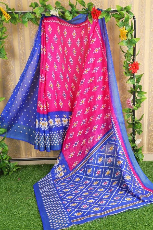     			Suali Art Silk Self Design Saree With Unstitched Blouse Piece ( Multicolor )