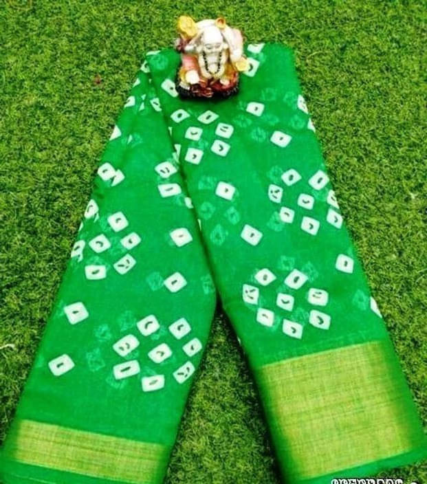     			Suali Art Silk Self Design Saree With Unstitched Blouse Piece ( Light Green )