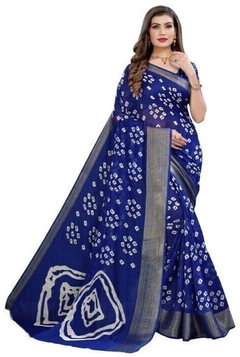     			Suali Art Silk Woven Saree With Unstitched Blouse Piece ( Blue )