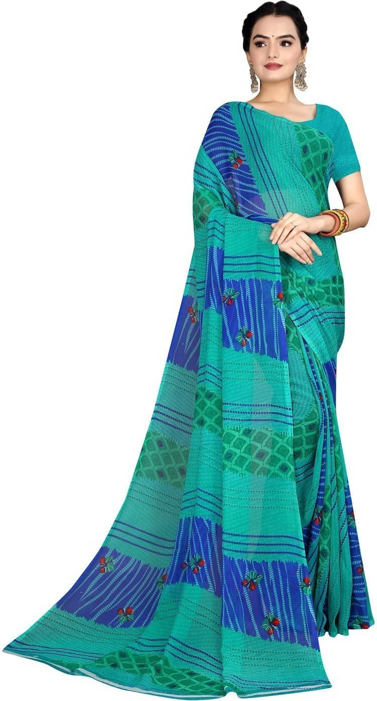     			Suali Art Silk Woven Saree With Unstitched Blouse Piece ( Light Green )