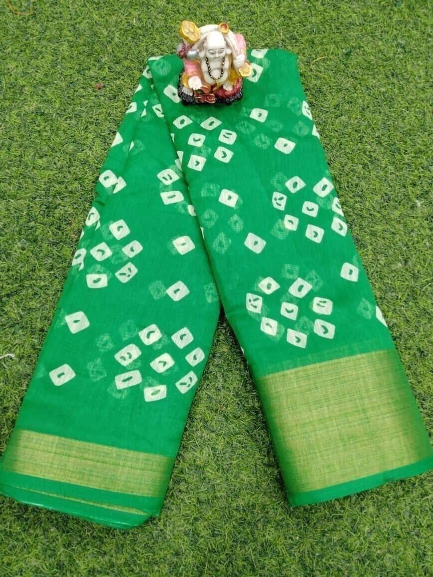     			Suali Art Silk Woven Saree With Unstitched Blouse Piece ( Light Green )