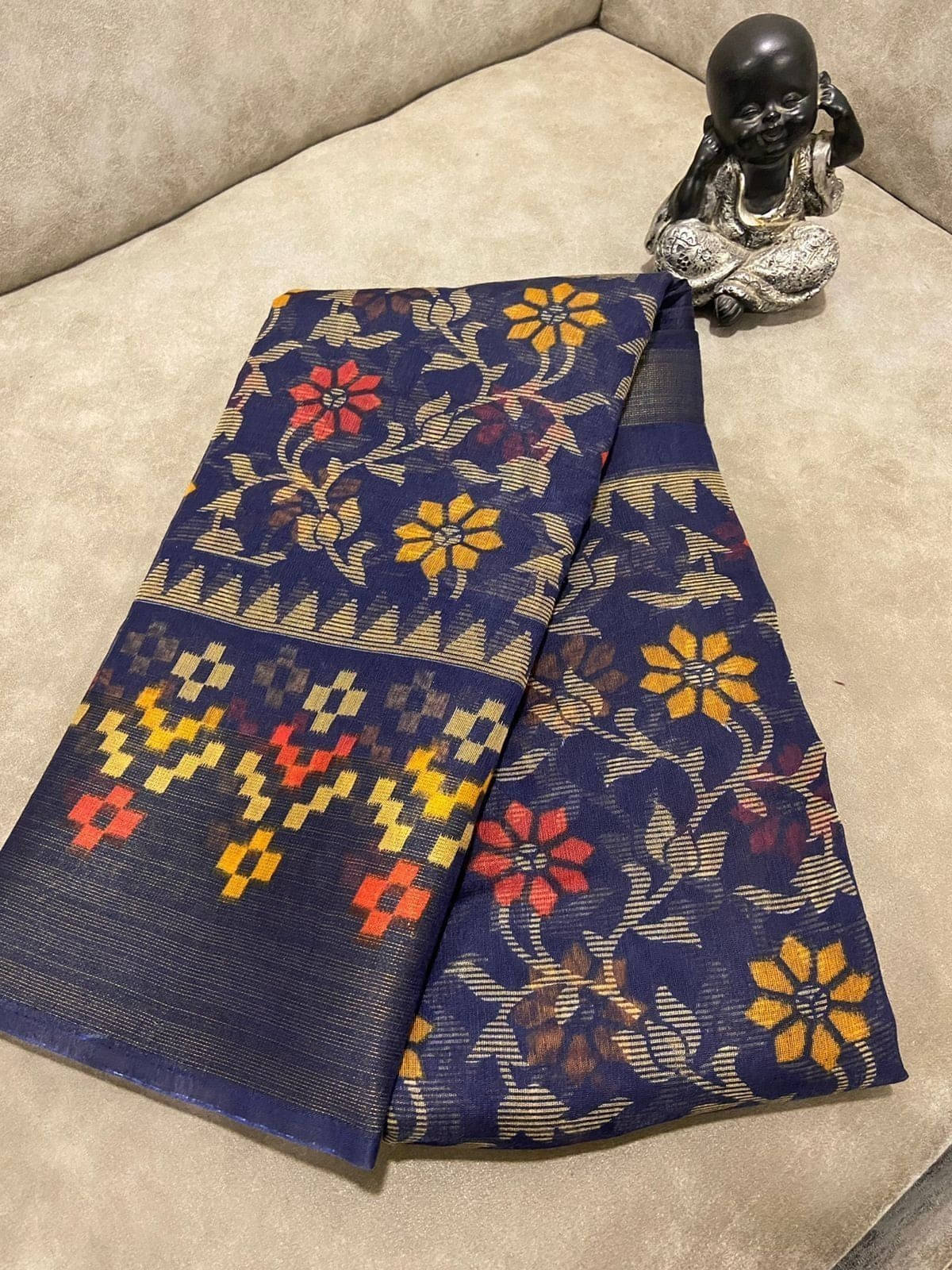 Suali Art Silk Woven Saree With Unstitched Blouse Piece ( Blue ) Suali Art Silk Woven Saree With Unstitched Blouse Piece ( Blue )