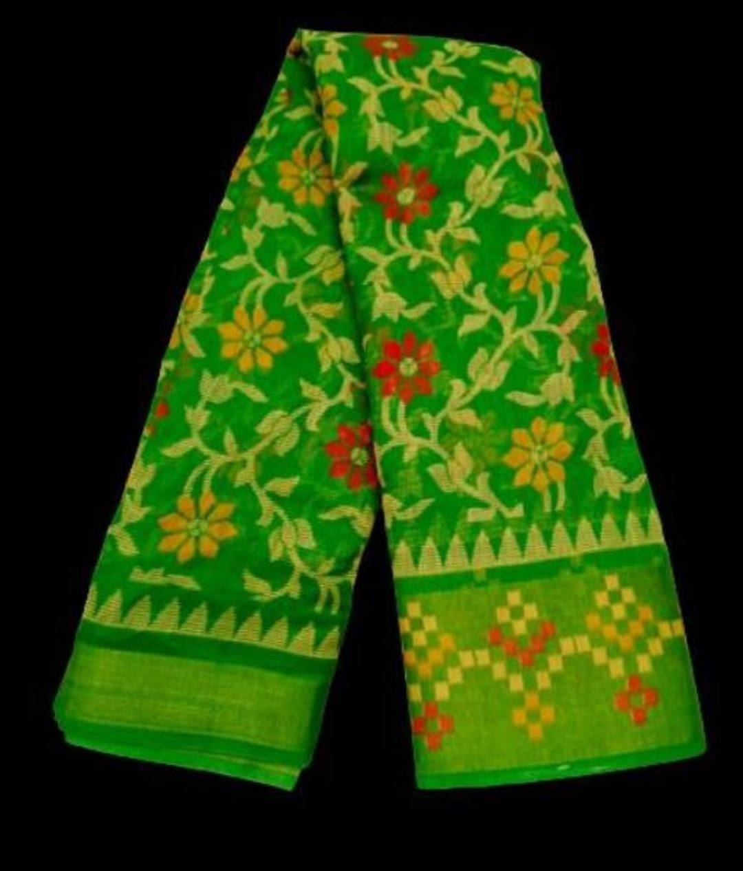     			Suali Art Silk Woven Saree With Unstitched Blouse Piece ( Green )