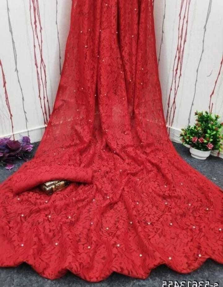 Suali Cotton Blend Printed Saree With Unstitched Blouse Piece ( Red ) Suali Cotton Blend Printed Saree With Unstitched Blouse Piece ( Red )
