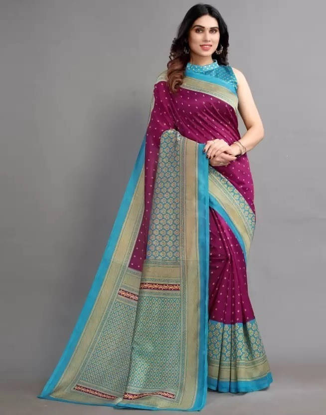 Suali Cotton Blend Self Design Saree Without Blouse Piece ( Purple ) Suali Cotton Blend Self Design Saree Without Blouse Piece ( Purple )