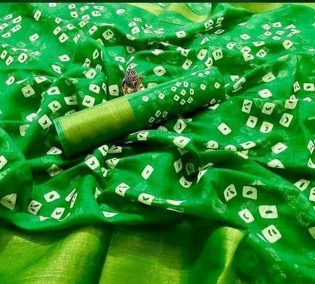     			Suali Cotton Blend Self Design Saree With Unstitched Blouse Piece ( Blue )