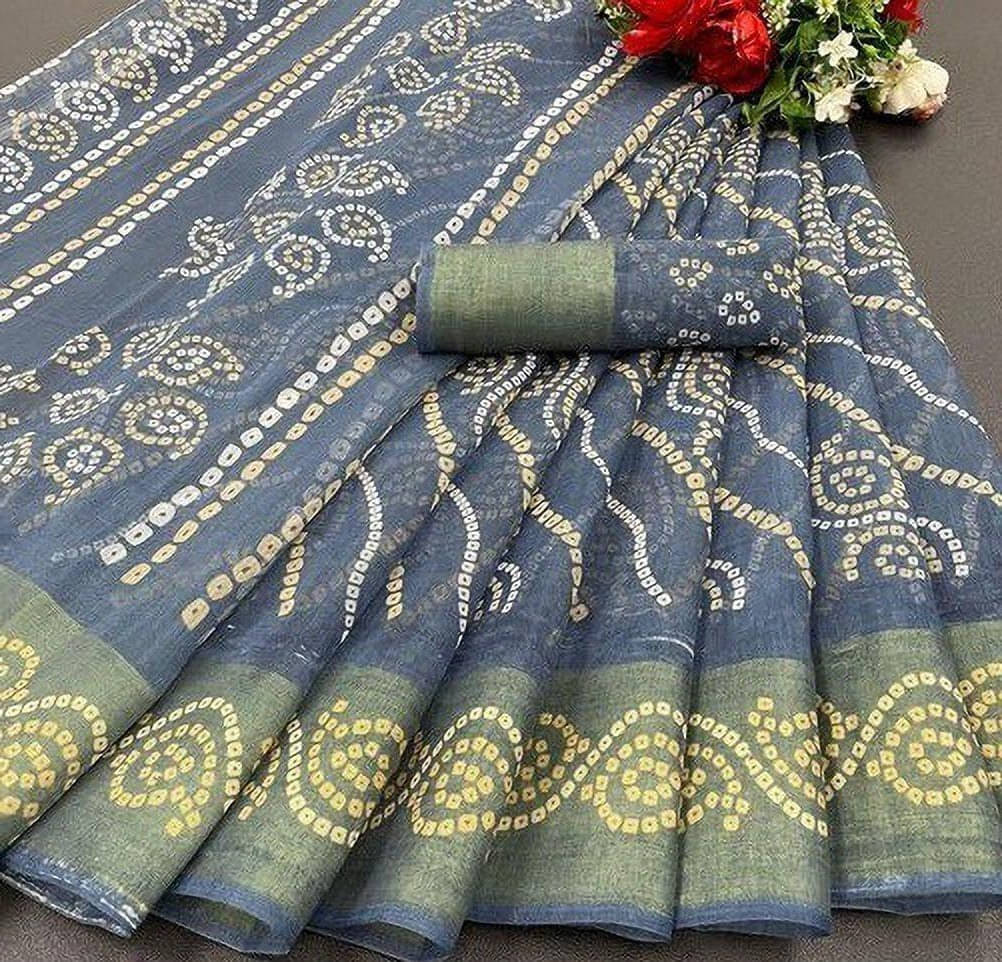 Suali Cotton Blend Self Design Saree With Unstitched Blouse Piece ( Grey ) Suali Cotton Blend Self Design Saree With Unstitched Blouse Piece ( Grey )