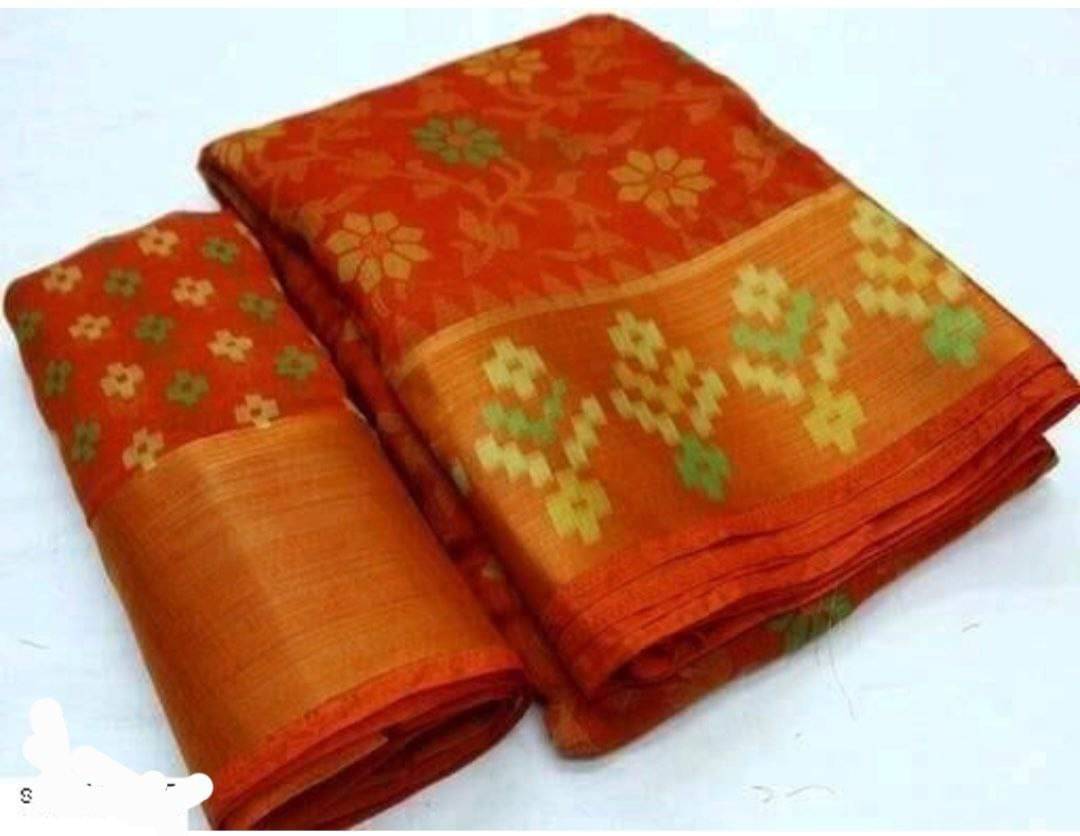     			Suali Cotton Printed Saree With Unstitched Blouse Piece ( Black )