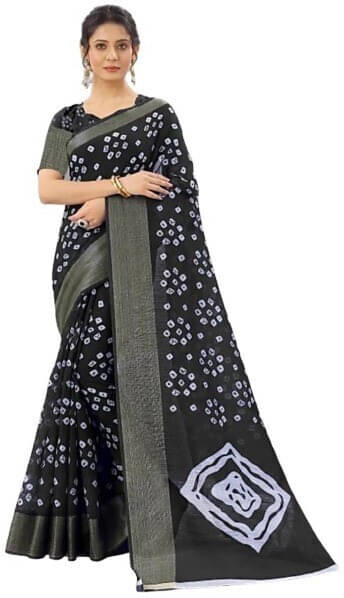 Suali Cotton Silk Self Design Saree With Unstitched Blouse Piece ( Black ) Suali Cotton Silk Self Design Saree With Unstitched Blouse Piece ( Black )