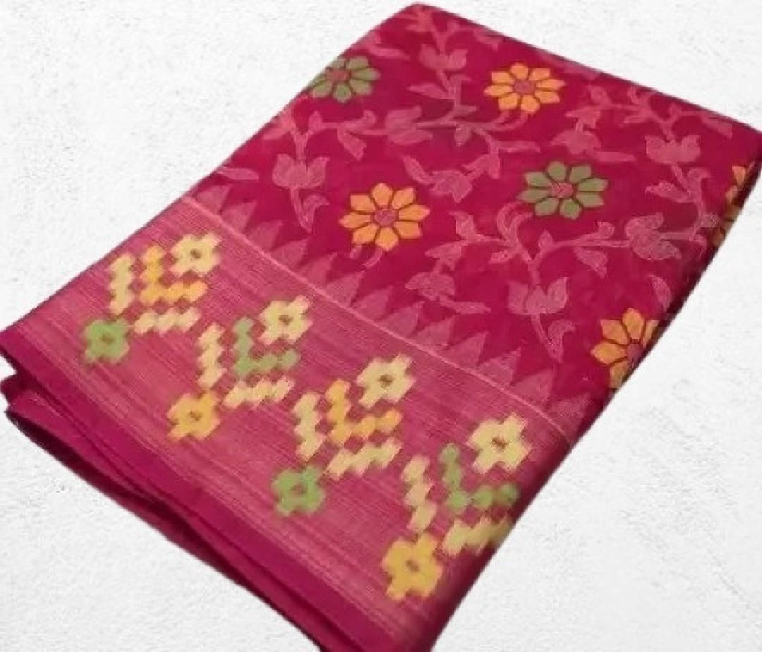 Suali Georgette Printed Saree With Unstitched Blouse Piece ( Pink ) Suali Georgette Printed Saree With Unstitched Blouse Piece ( Pink )