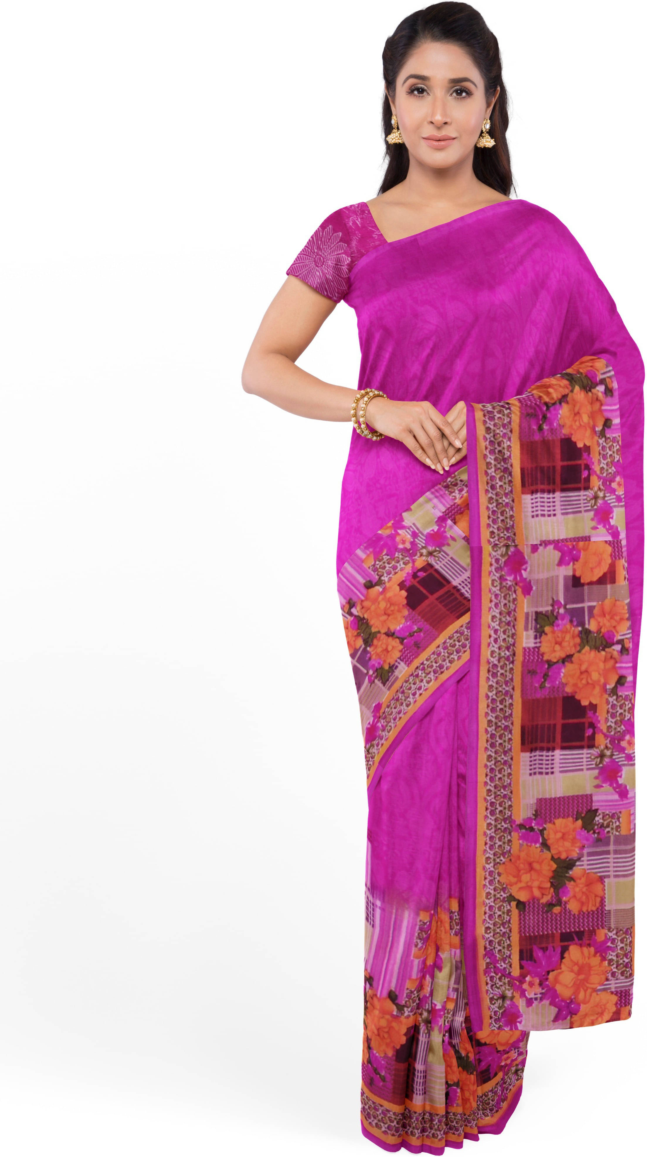 Suali Georgette Printed Saree With Unstitched Blouse Piece ( Multicolor ) Suali Georgette Printed Saree With Unstitched Blouse Piece ( Multicolor )