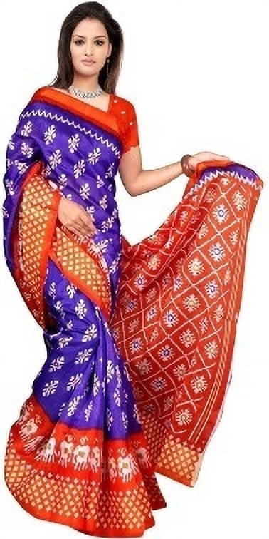 Suali Lycra Self Design Saree With Unstitched Blouse Piece ( Purple ) Suali Lycra Self Design Saree With Unstitched Blouse Piece ( Purple )