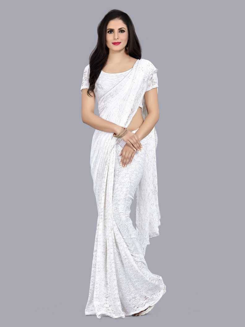 Suali Net Embellished Saree With Unstitched Blouse Piece ( Black ) Suali Net Embellished Saree With Unstitched Blouse Piece ( Black )