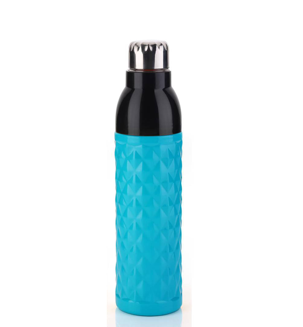 Swaraa Kitchenware Multicolour Plastic Water Bottle 1000 mL ( Set of 2 ) Swaraa Kitchenware Multicolour Plastic Water Bottle 1000 mL ( Set of 2 )