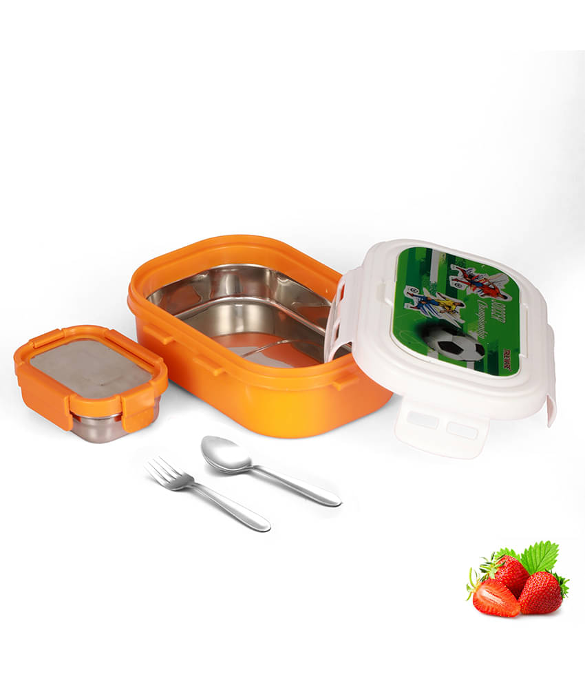     			Trueware Poko Sr. 750 ML Inner Steel Plastic Insulated Lunch Box 2 - Container ( Pack of 1 )