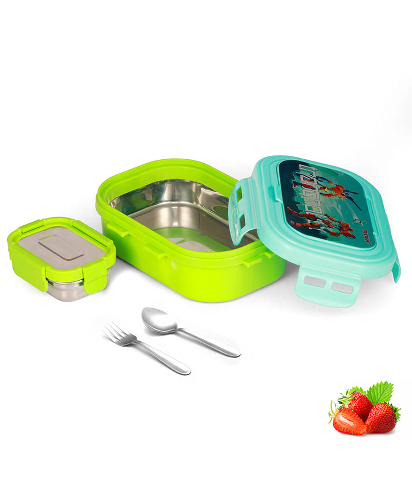     			Trueware Poko Sr. 750 ML Inner Steel Plastic Insulated Lunch Box 2 - Container ( Pack of 1 )