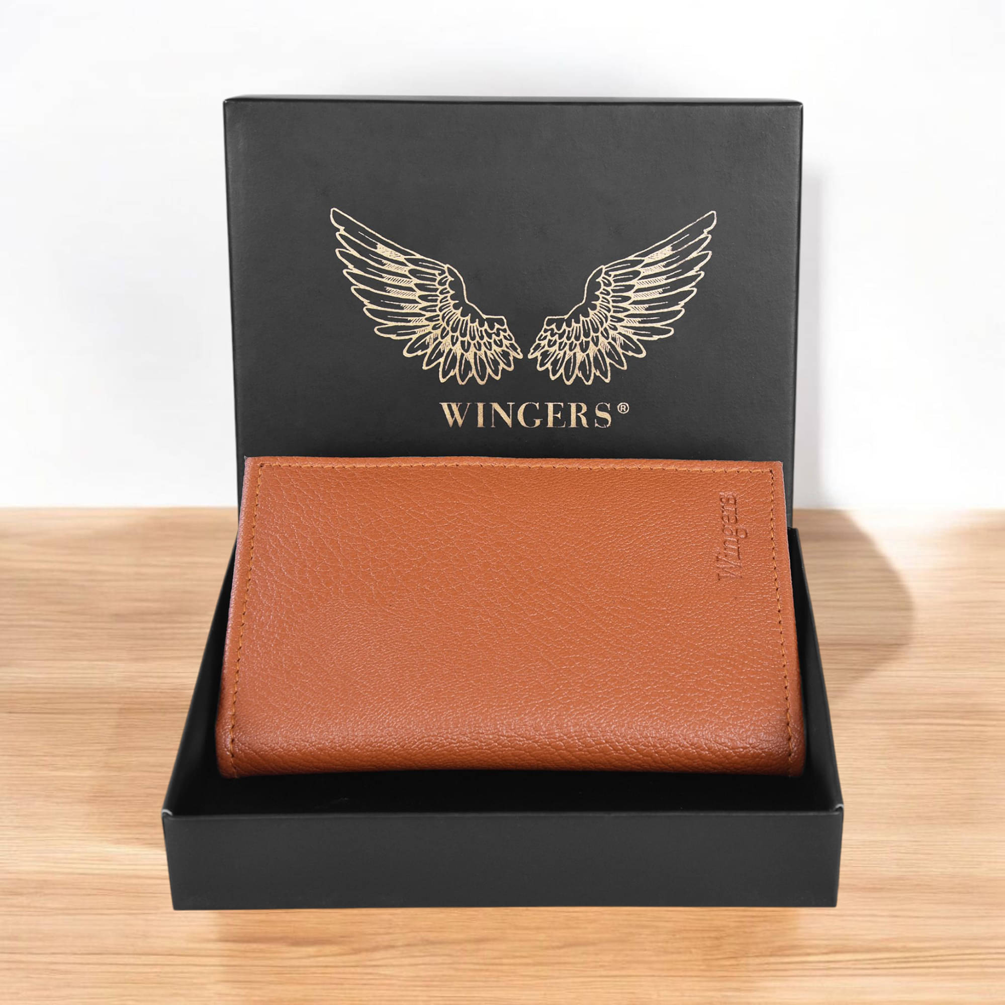     			Wingers PU Leather Unisex Card Holder ( Pack of 1 )