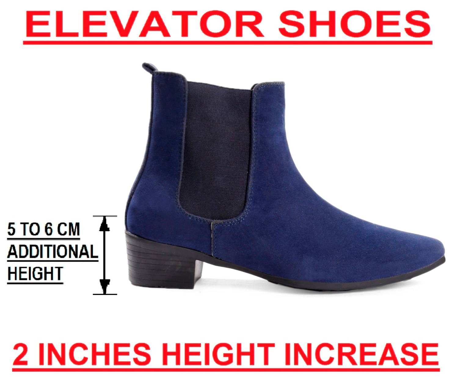     			YUVRATO BAXI Blue Men's Chelsea Boots