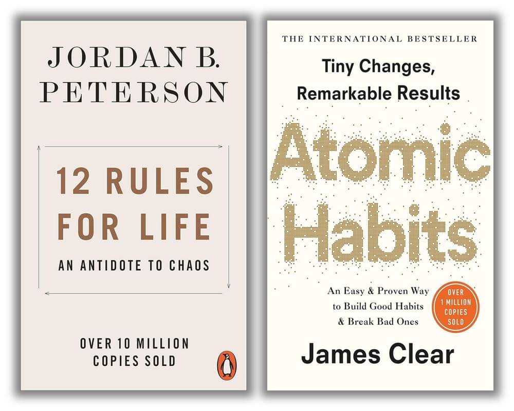     			12 RULES FOR LIFE + ATOMIC HABITS Combo Readers Edition Latest