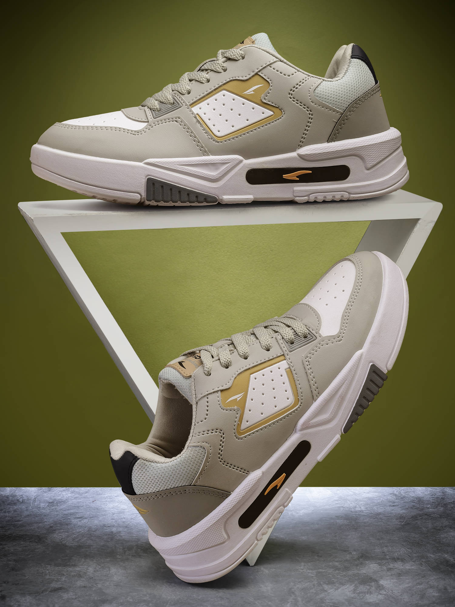     			ASIAN MEXICO-02 BIG Light Grey Men's Sneakers