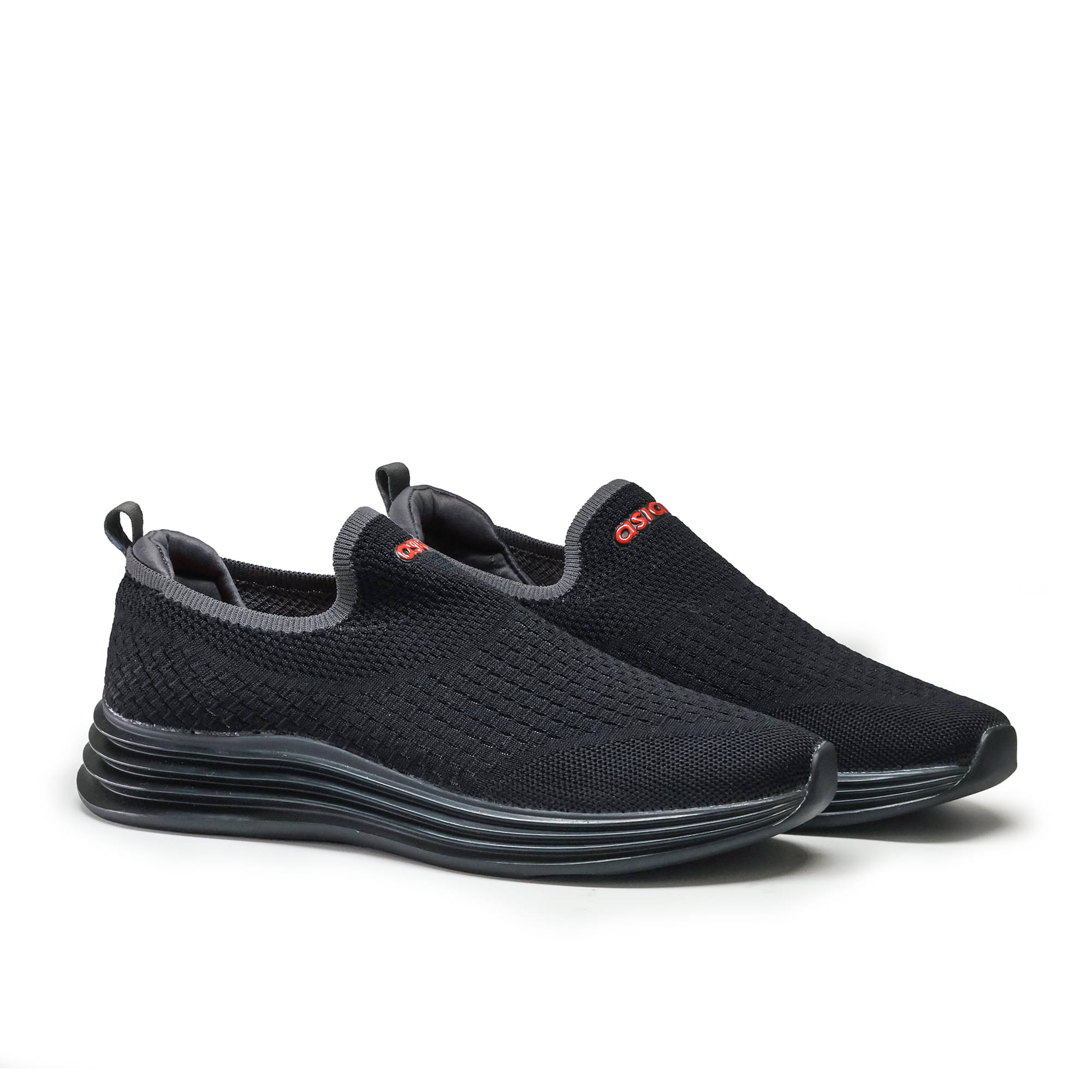 ASIAN WIND PRO-09 Black Men's Sports Running Shoes ASIAN WIND PRO-09 Black Men's Sports Running Shoes