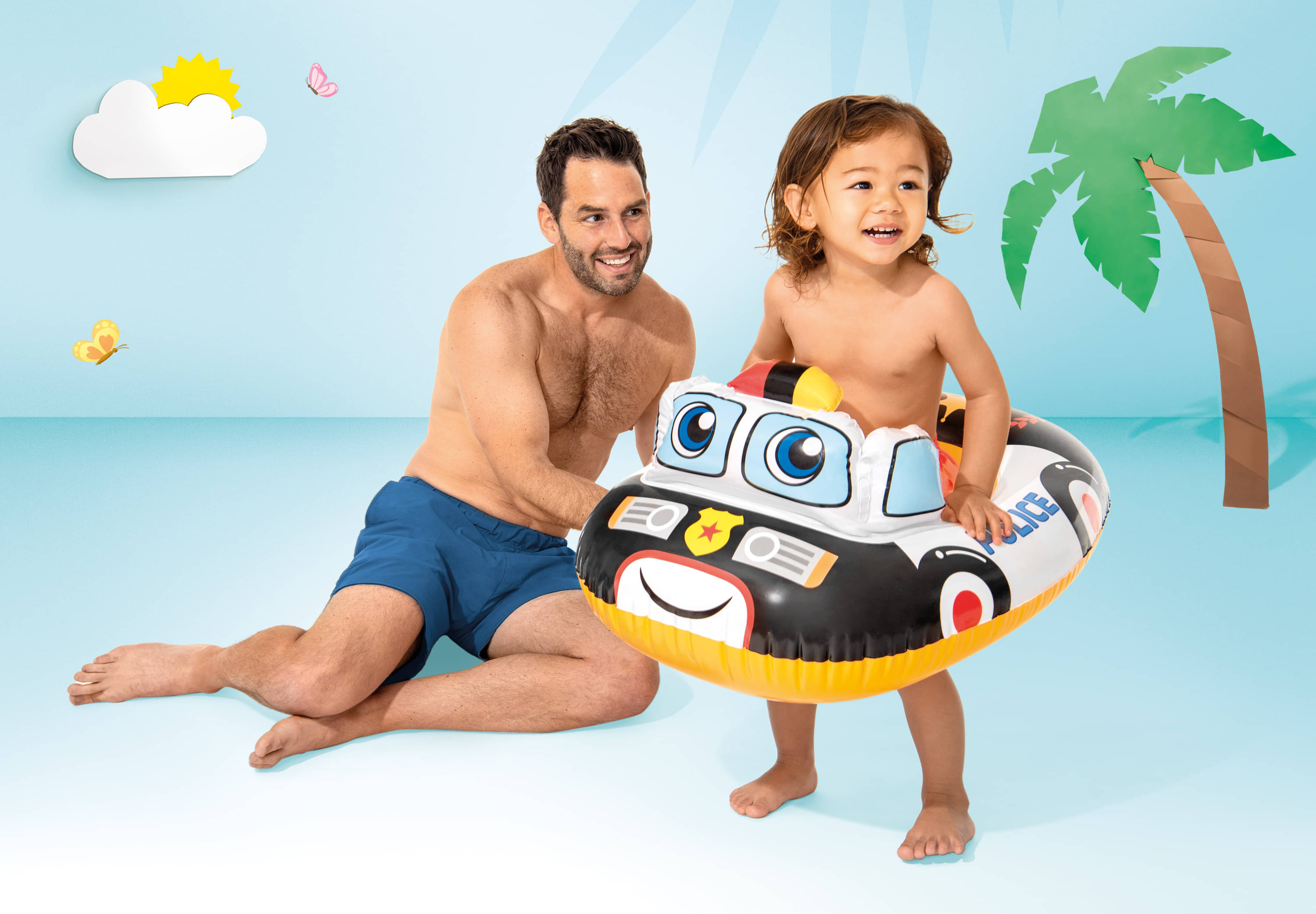 Aarika Kids Swimming Colour Tube Safe Anti-flip Inflatable Floats Accessories Pool Tube Ring Aarika Kids Swimming Colour Tube Safe Anti-flip Inflatable Floats Accessories Pool Tube Ring