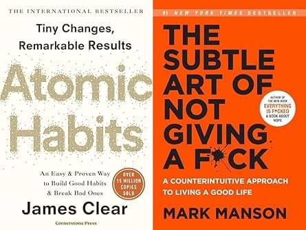     			Atomic Habits + The Subtle Art of not Giviing a F*ck Combo bookset