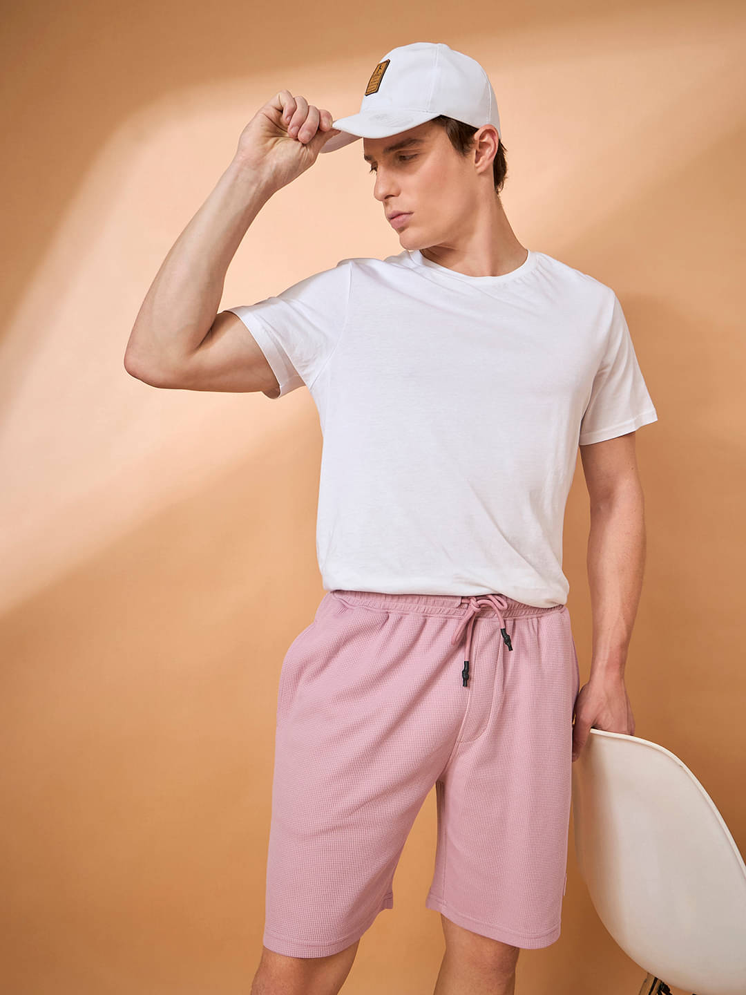 Club York Pink Cotton Blend Men's Shorts ( Pack of 1 ) Club York Pink Cotton Blend Men's Shorts ( Pack of 1 )