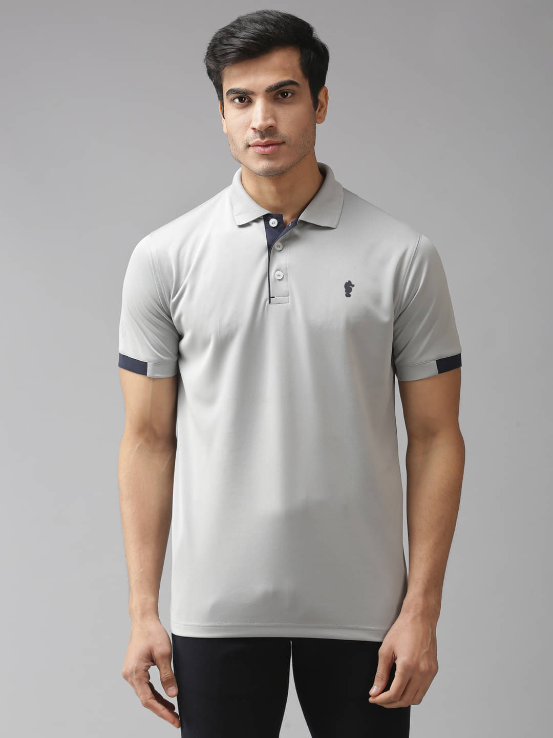 EPPE Light Grey Polyester Regular Fit Men's Sports Polo T-Shirt ( Pack of 1 ) EPPE Light Grey Polyester Regular Fit Men's Sports Polo T-Shirt ( Pack of 1 )