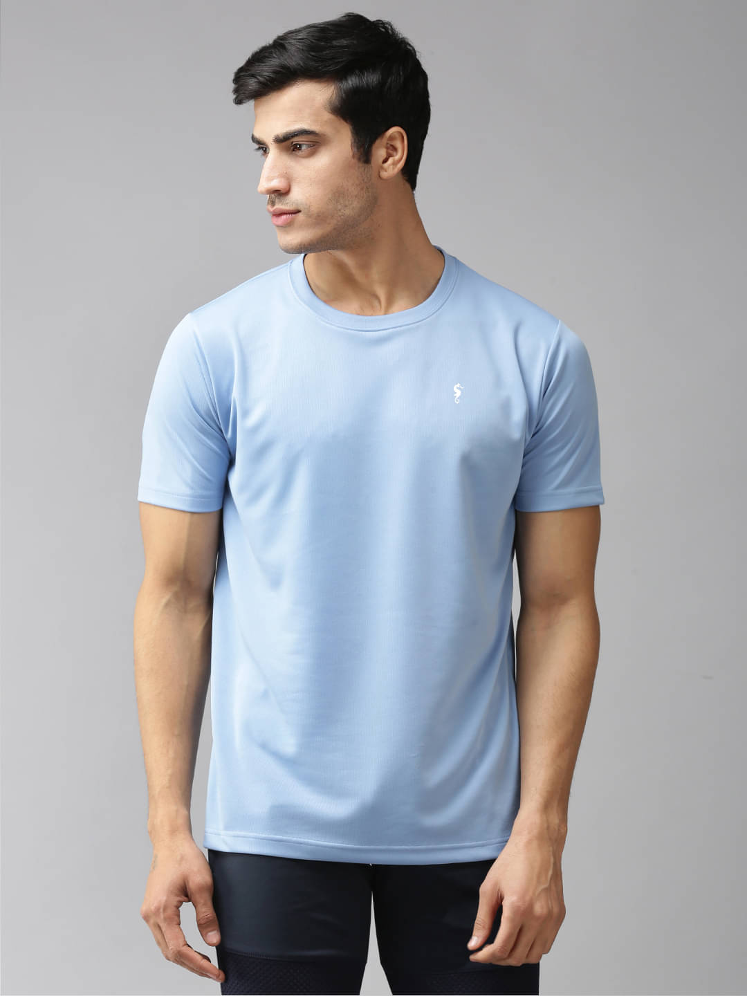 EPPE Sky Blue Polyester Regular Fit Men's Sports T-Shirt ( Pack of 1 ) EPPE Sky Blue Polyester Regular Fit Men's Sports T-Shirt ( Pack of 1 )
