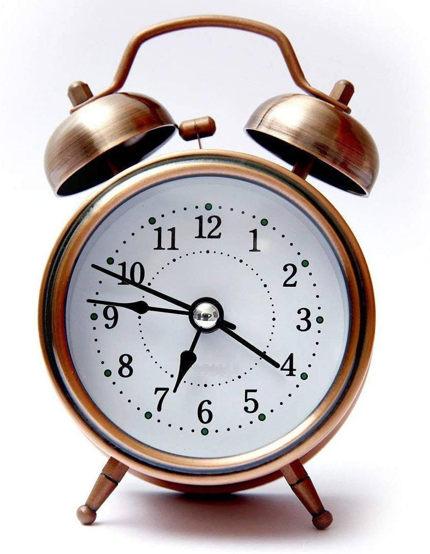     			FIVANIO Analog Copper Circular Table Clock - Pack of 1