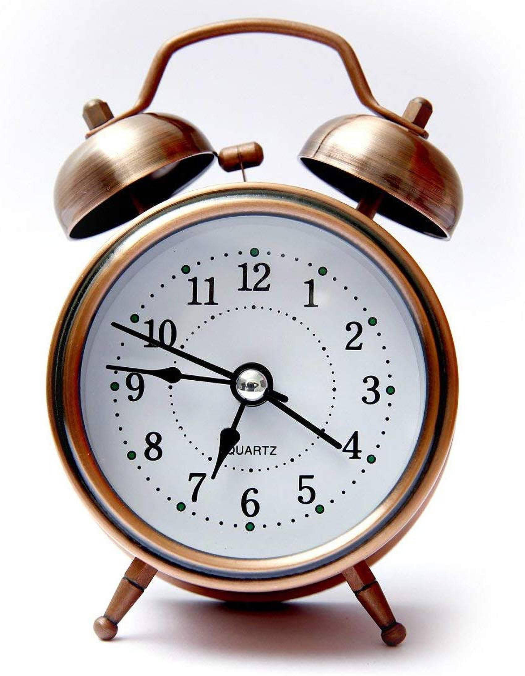    			FIVANIO Analog Copper Circular Table Clock - Pack of 1