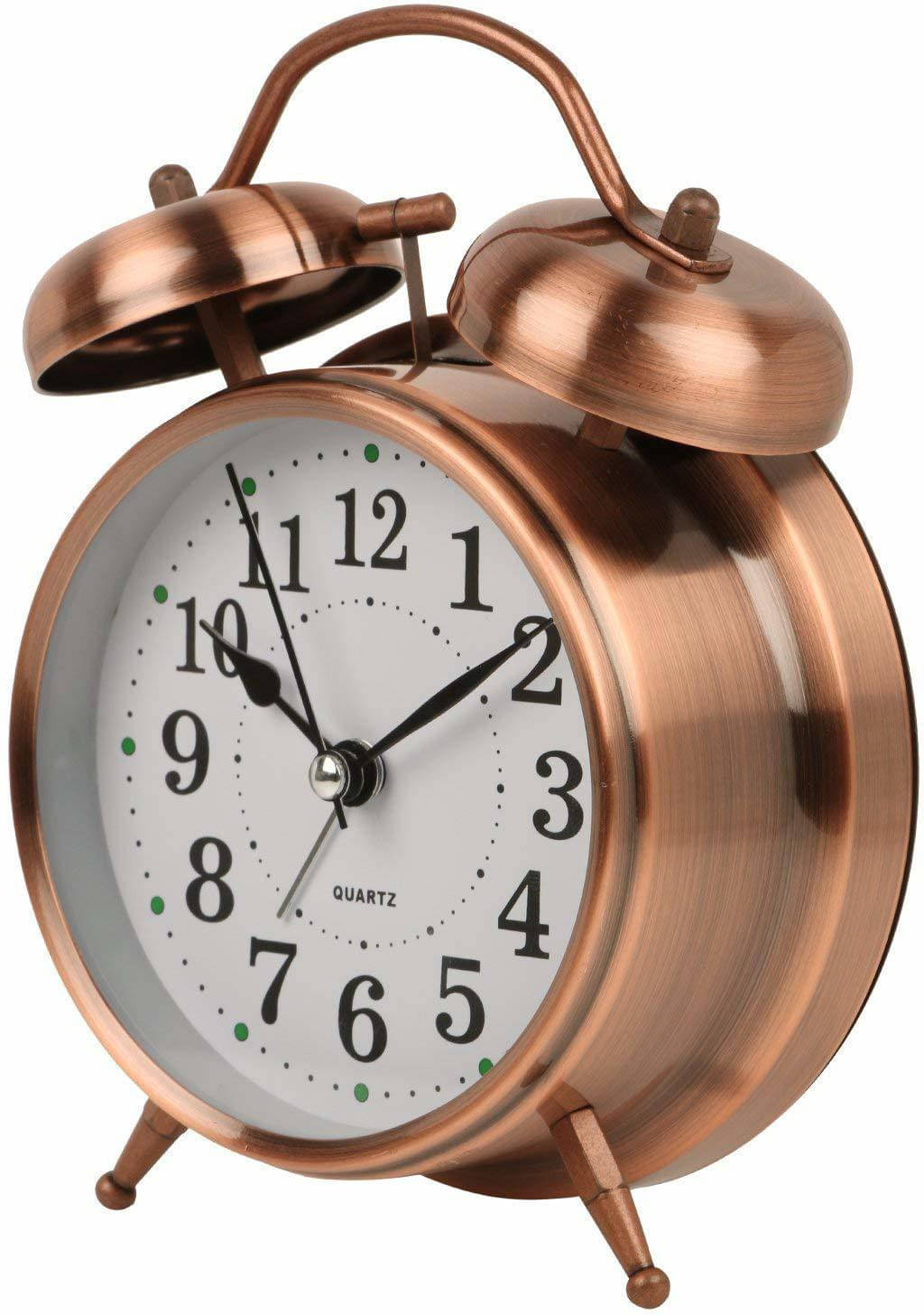     			FIVANIO Analog Metal Circular Table Clock - Pack of 1