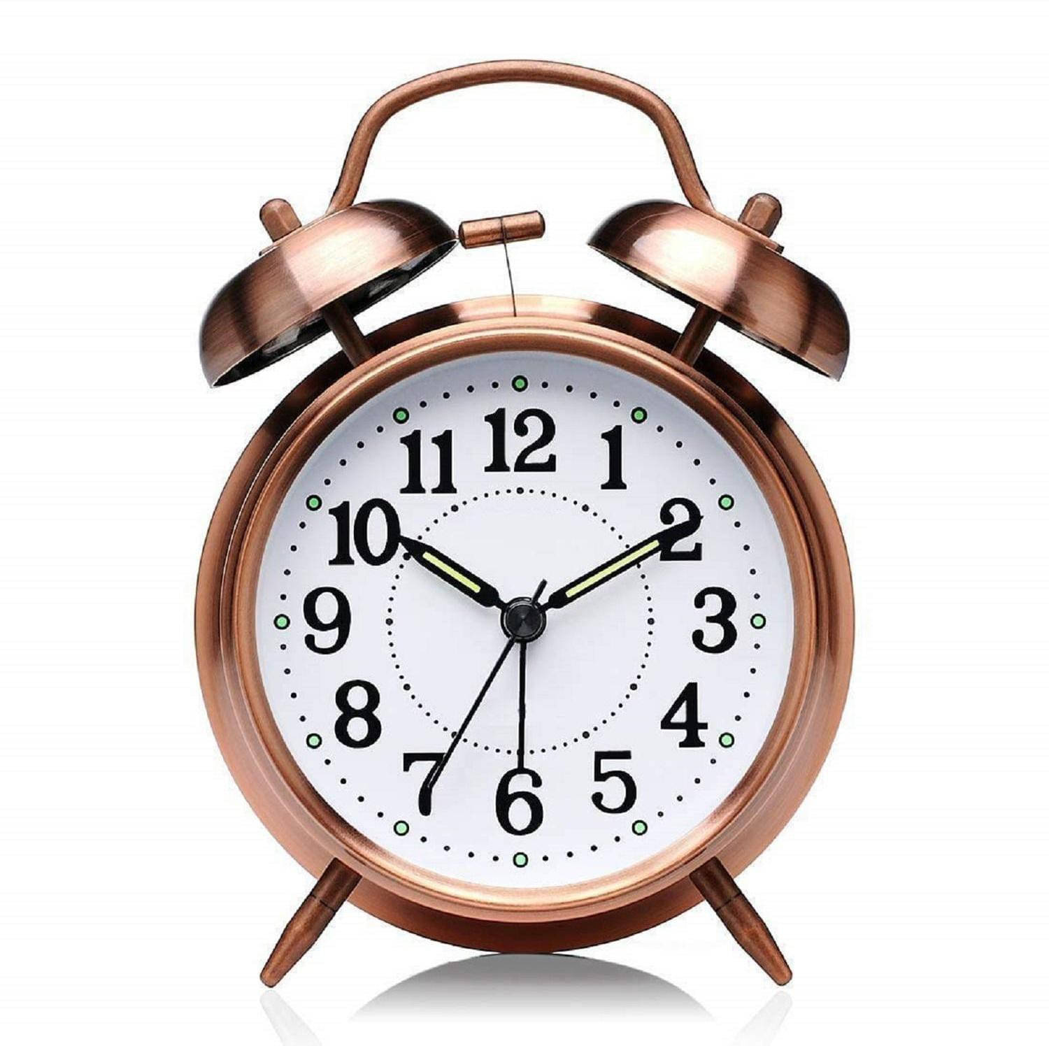     			FULKIZA Analog Copper Circular Table Clock - Pack of 1