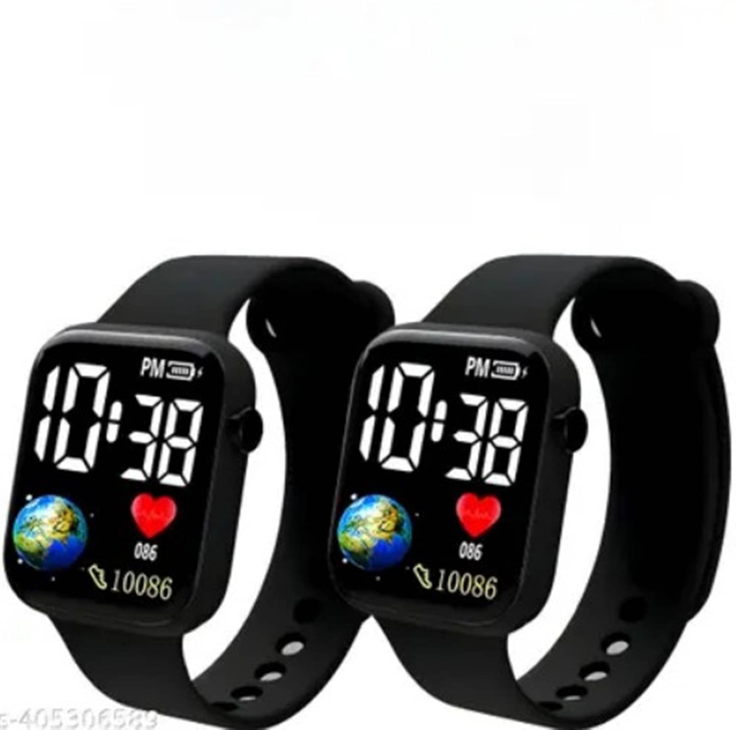     			Fadiso Fashion Black Silicon Analog Men's Watch