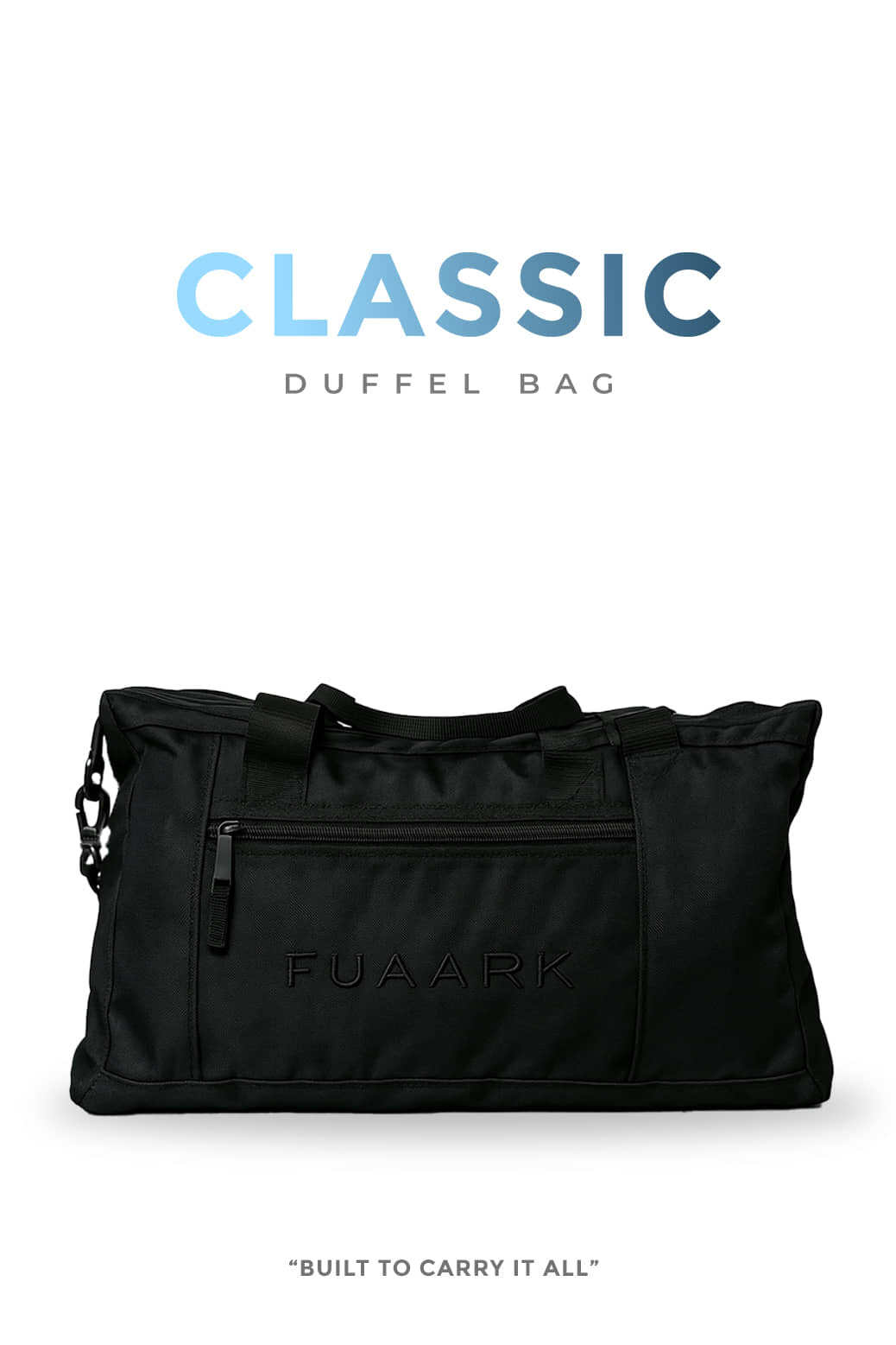 Fuaark Polyester BLACK 28 Ltrs Gym Bag - Handbags | Buy online on ZillyBuy