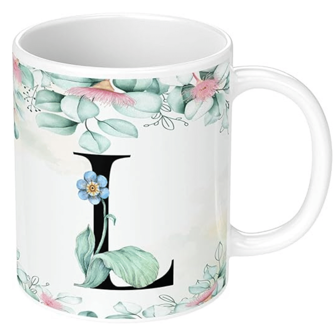     			InShreys Mug Letter L Ceramic Coffee Mug 330 mL ( Pack of 1 )