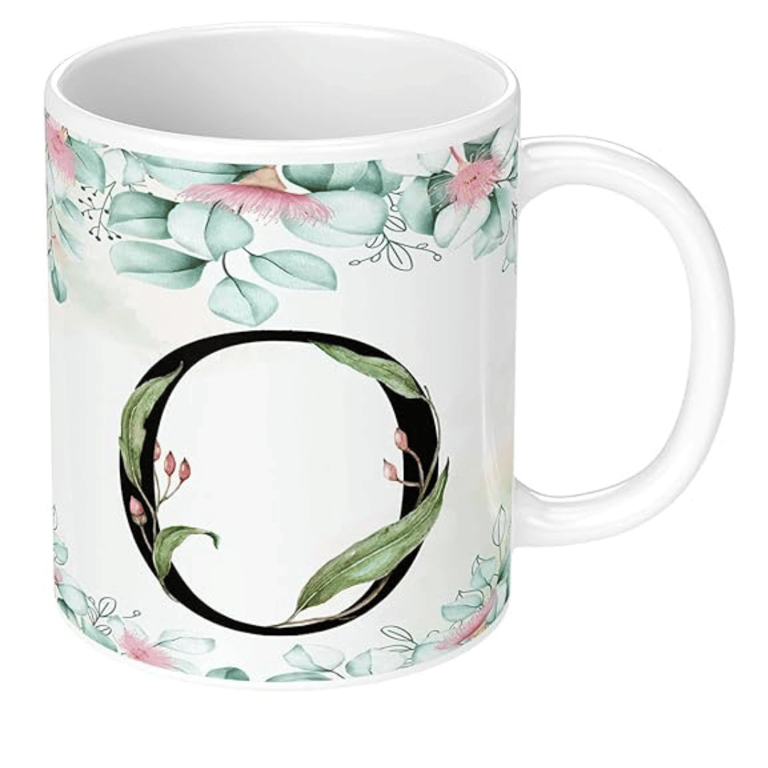     			InShreys Mug Letter O Print Ceramic Coffee Mug 330 mL ( Pack of 1 )