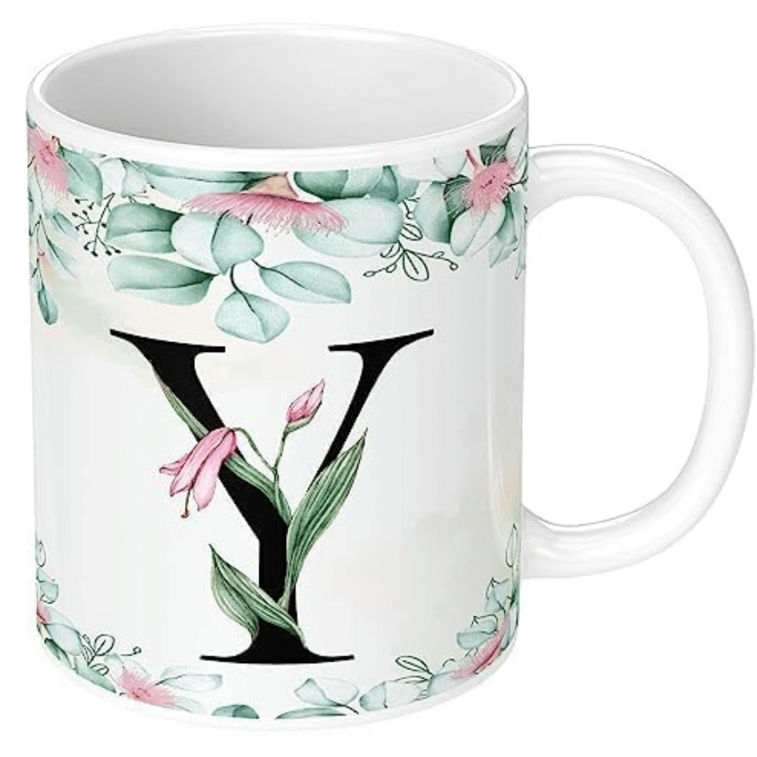     			InShreys Mug Letter Y Print Ceramic Coffee Mug 330 mL ( Pack of 1 )